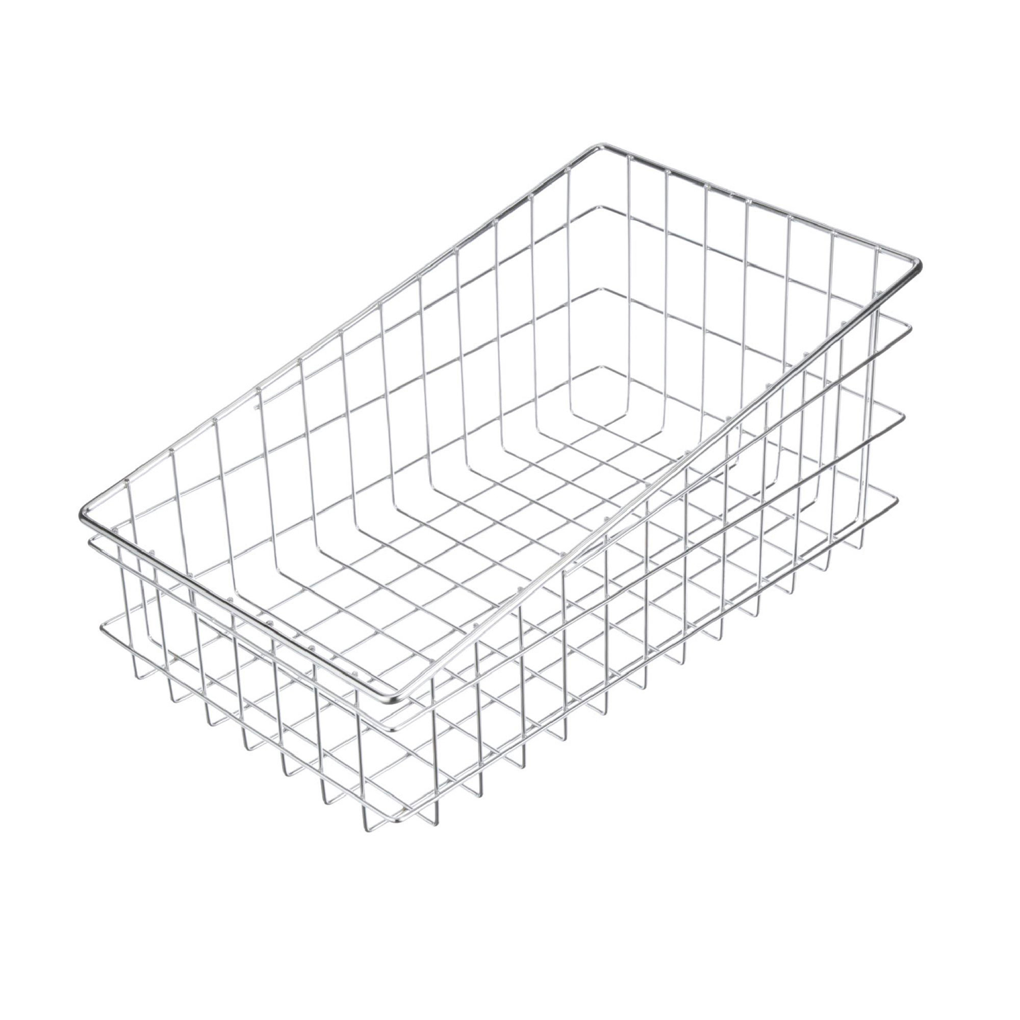 Marlin Steel Wire Mesh Material Handling Basket, 17.93in.L x 11in.W x 8in.H